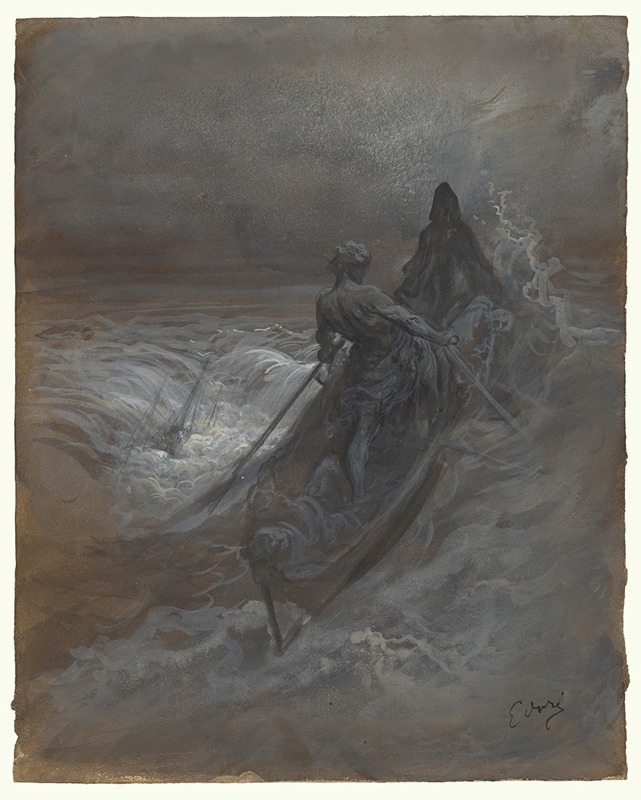 Gustave Doré - After the Shipwreck – Design for an Illustration of Coleridge’s The Rime of the Ancient Mariner