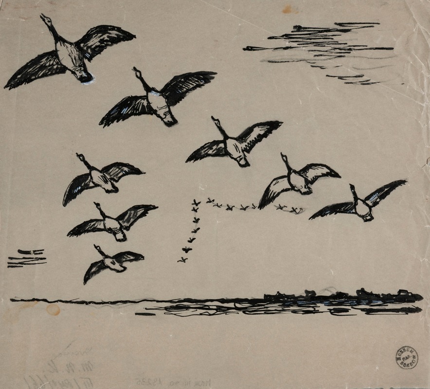Ivan Ivanec - Klucz lecących ptaków
