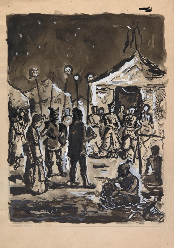 Ivan Ivanec - Scena historyczna – w obozie wojsk tureckich