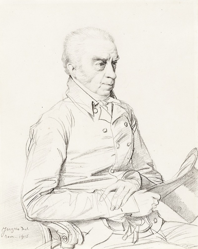 Jean Auguste Dominique Ingres - Portrait of Thomas Church