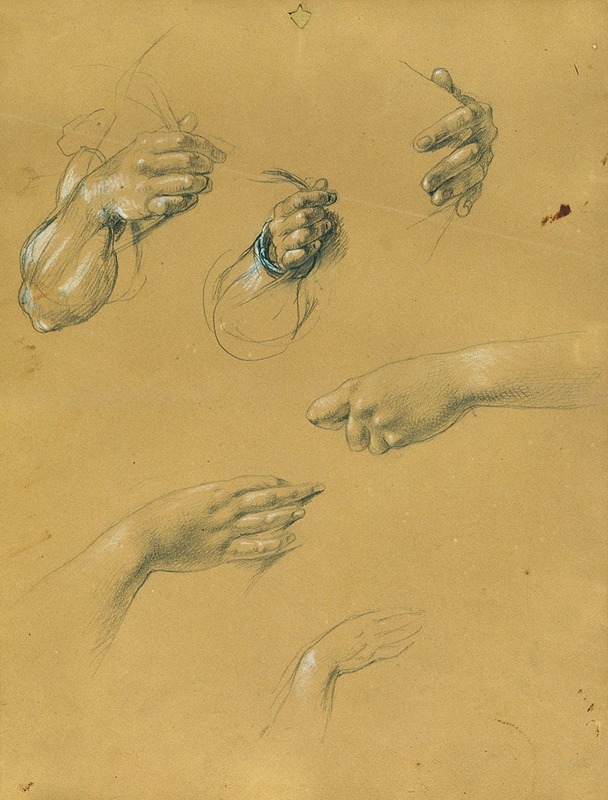 Johann Peter Krafft - Handstudien