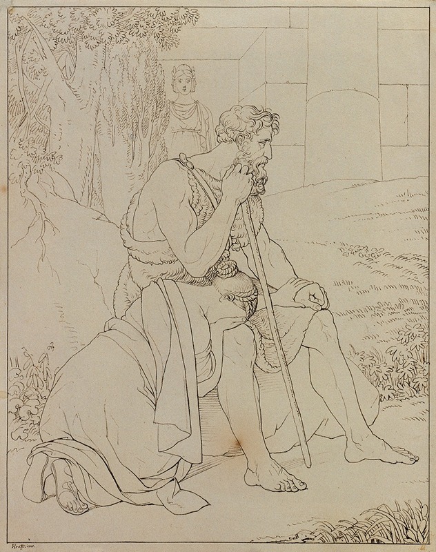 Johann Peter Krafft - Oedipus und Antigone