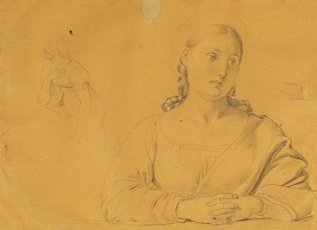 Johann Peter Krafft - Studie eines Mädchens
