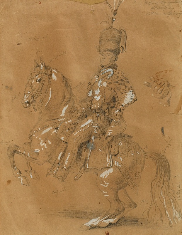 Johann Peter Krafft - Theodor Aron de Bistra zu Pferd