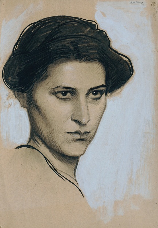 Josef Wawra - Junge Frau en face