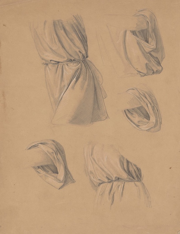 Józef Simmler - Studies of tunic fragments