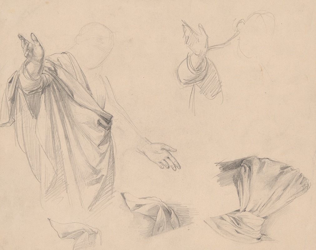 Józef Simmler - Study of figures in togas