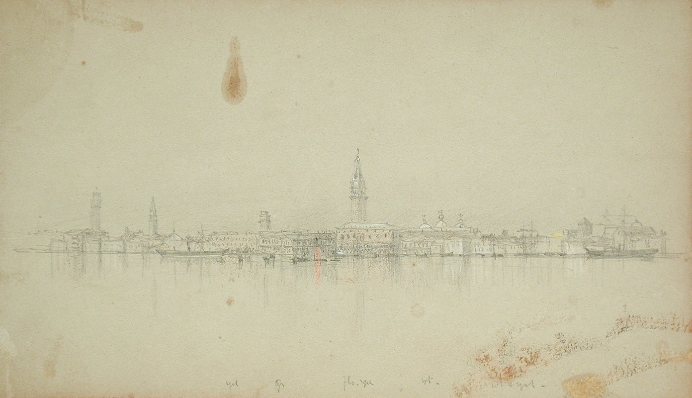 Sanford Robinson Gifford - View of Venice