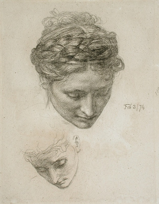 Edward John Poynter - Study of Two Heads