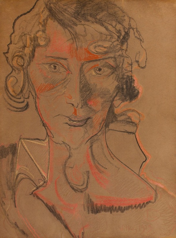 Stanisław Ignacy Witkiewicz - Portrait of Eugenia Dunin-Borkowska