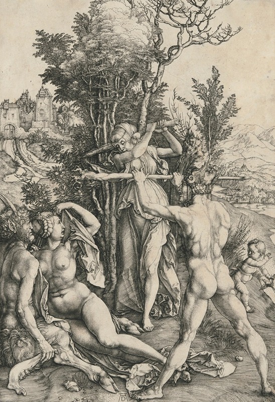 Albrecht Dürer - Hercules at the Crossroads