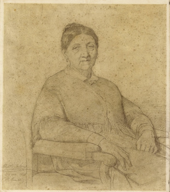 Alexandre Cabanel - Portrait de Mme Paccini, mère de Me Paton
