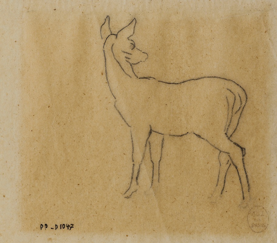 Antoine-Louis Barye - Etude de gazelle