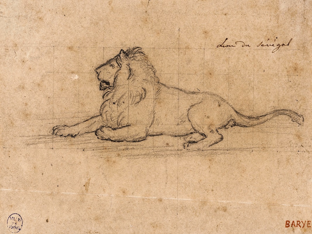 Antoine-Louis Barye - Lion du Sénégal