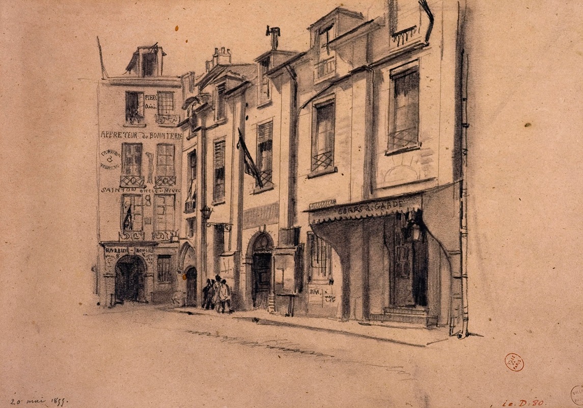 Auguste-Sébastien Bénard - Ancien hôtel du Chevalier du Guet (mairie du 4ème arrondissement), rue Jean Lantier.