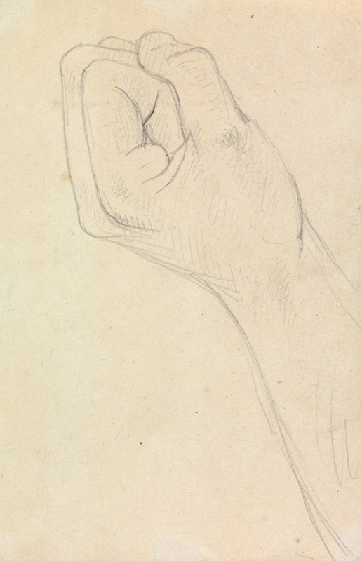 Benjamin Robert Haydon - Study of a Hand, Balled into a Fist