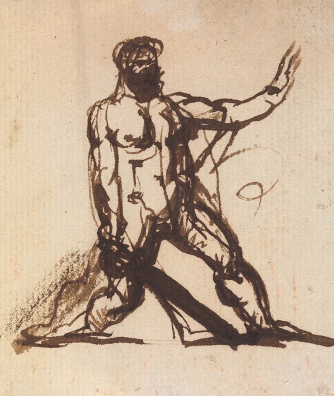 Benjamin Robert Haydon - Study of a Nude Male