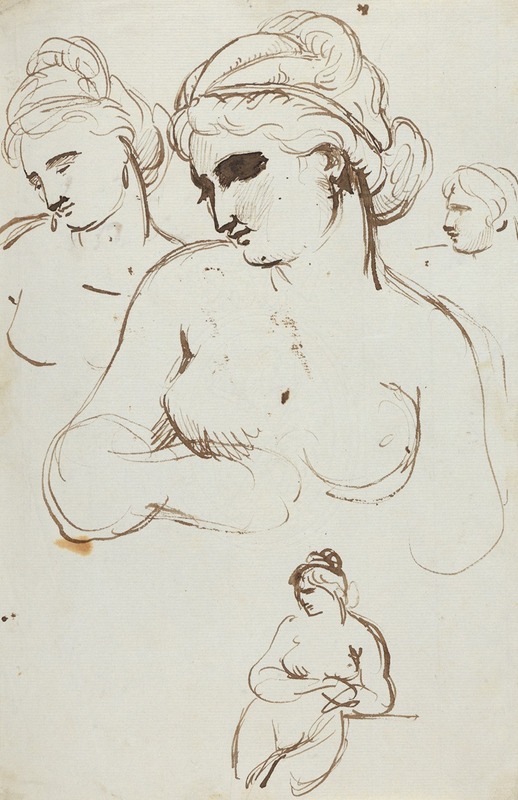 Benjamin Robert Haydon - Study of Nude Female