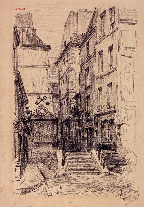 Camille Bourget - La rue Saint-Bon