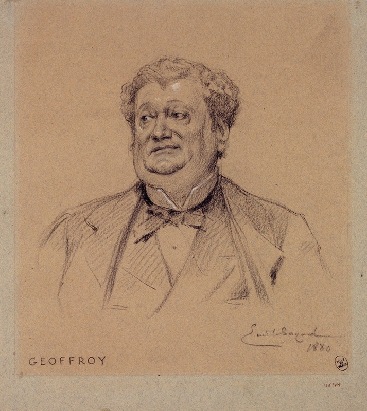 Émile-Antoine Bayard - Portrait de Geoffroy, acteur du Palais Royal.