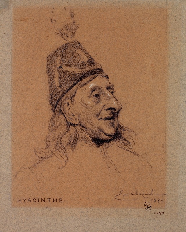 Émile-Antoine Bayard - Portrait de Hyacinthe, acteur du Palais Royal.