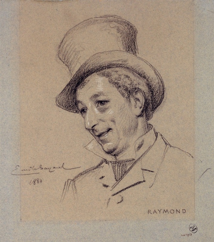 Émile-Antoine Bayard - Portrait de Raymond, acteur du Palais Royal.