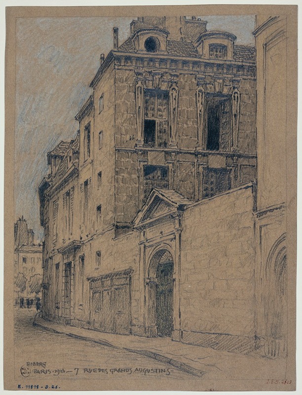 Ferdinand Boberg - Maison, 7 rue des Grands-Augustins