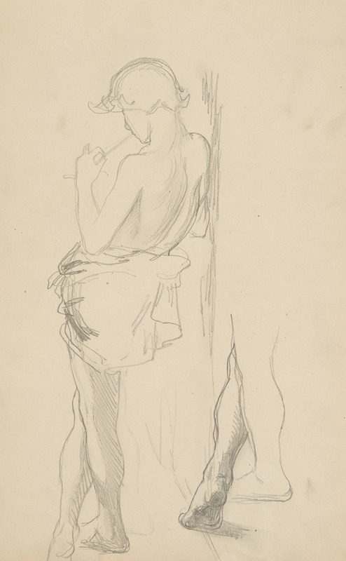 Henryk Siemiradzki - szkice postaci chłopca do obrazu ‘U źródła’ (1898)