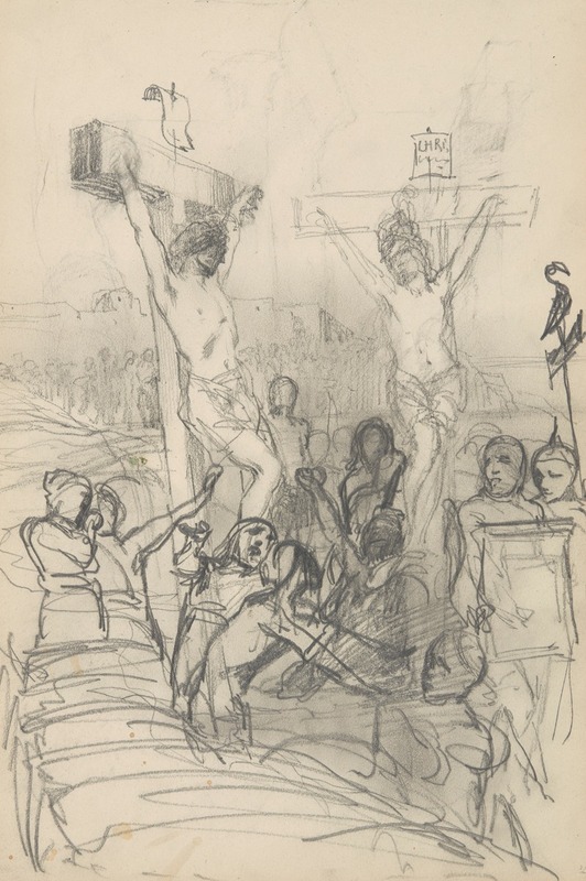 Henryk Siemiradzki - szkic do obrazu ‘Golgota’