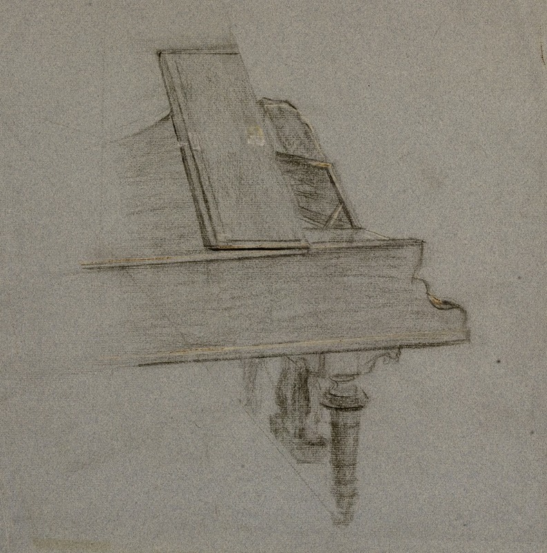 Joseph-Marius Jean Avy - Etude pour le piano du ‘Bal blanc’
