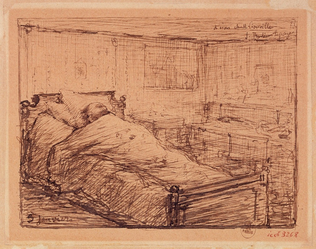 Jules Bastien-Lepage - Gambetta sur son lit de mort.