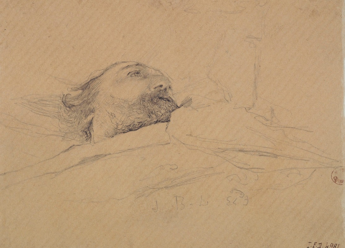 Jules Bastien-Lepage - Gambetta sur son lit de mort.