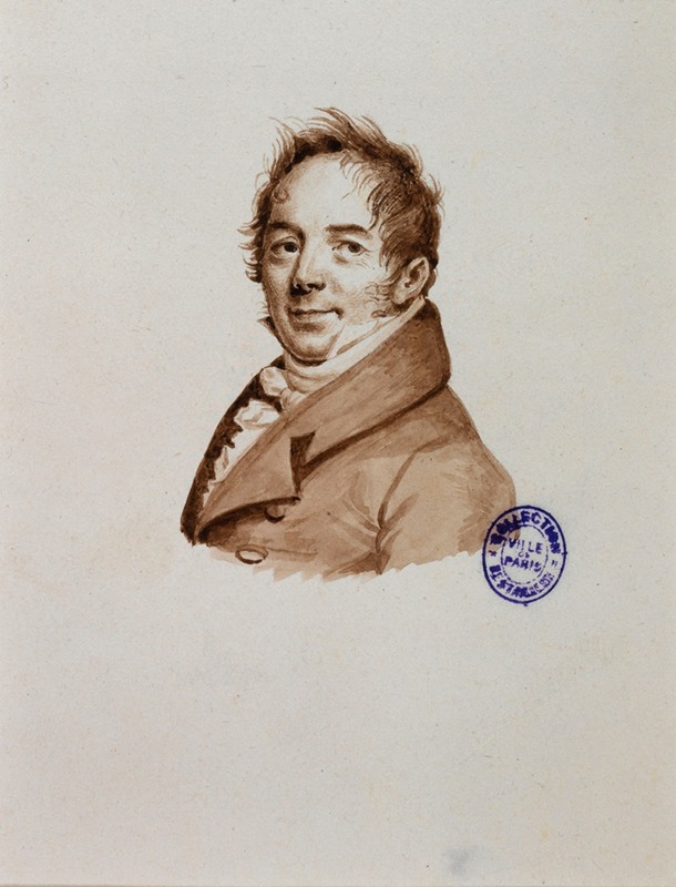 Julien Léopold Boilly - Portrait du sculpteur Bosio