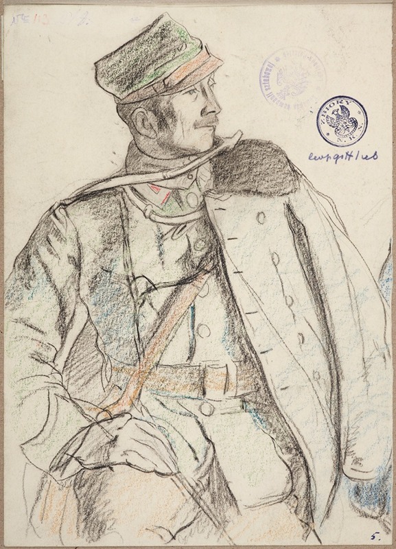 Leopold Gottlieb - Chorąży Legionów Polskich [Alfred Wallner]