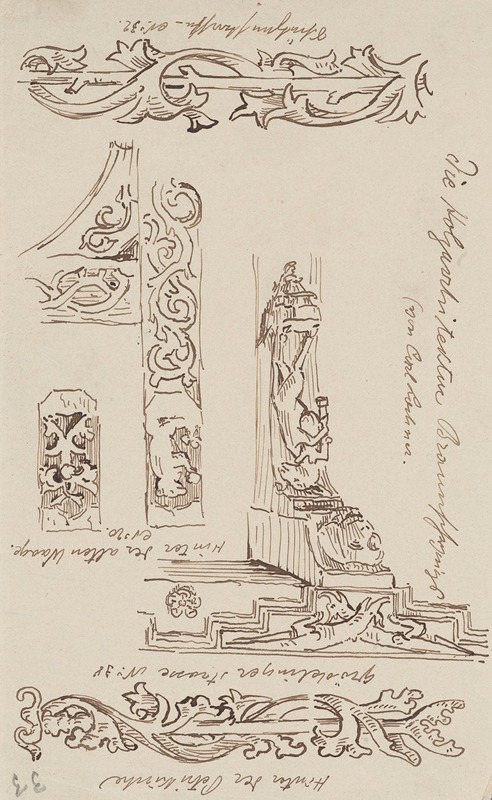 Stanisław Wyspiański - Copies of decorative motifs from wooden architecture