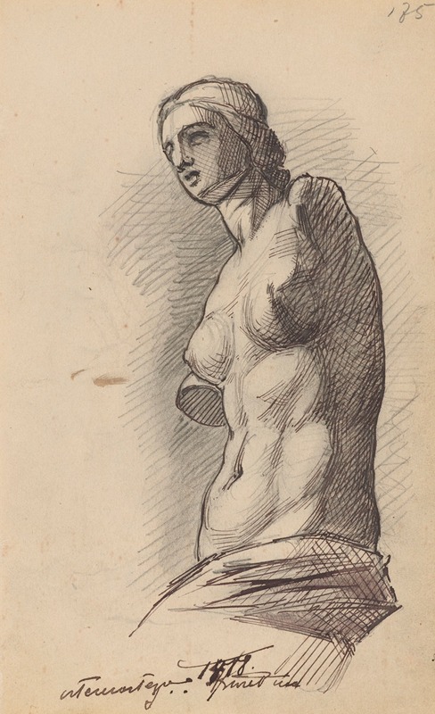 Stanisław Wyspiański - Drawing of Venus de Milo