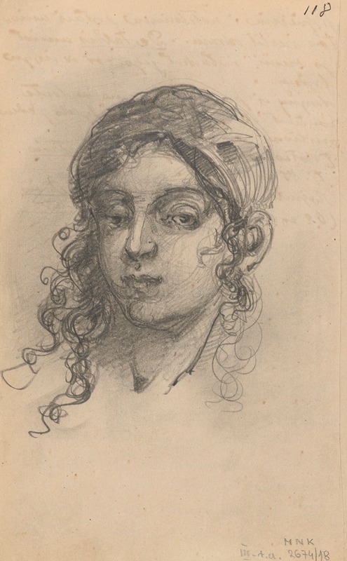 Stanisław Wyspiański - Portrait of a young woman