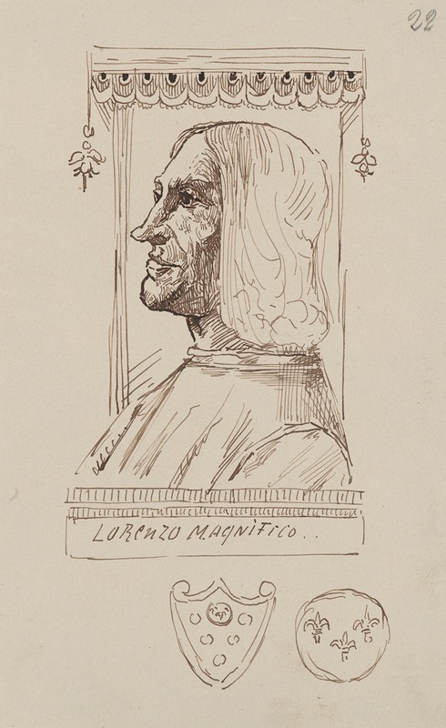 Stanisław Wyspiański - Portrait of Lorenzo de’ Medici
