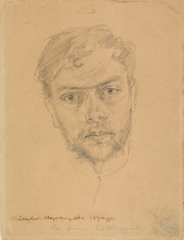 Stanisław Wyspiański - Portret własny artysty