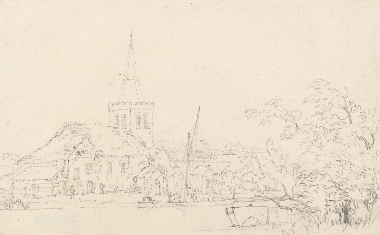 Thomas Girtin - Great Marlow Church, Buckinghamshire