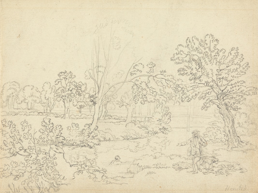 Benjamin West - Landscape at Henstead