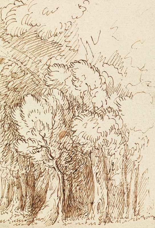 Benjamin West - Study of Trees