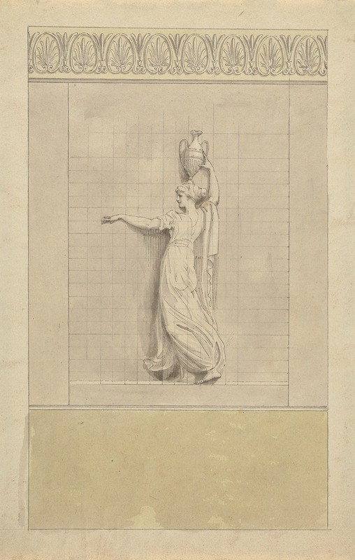 Edward Francis Burney - Female Figure carrying Water Jug on her Head