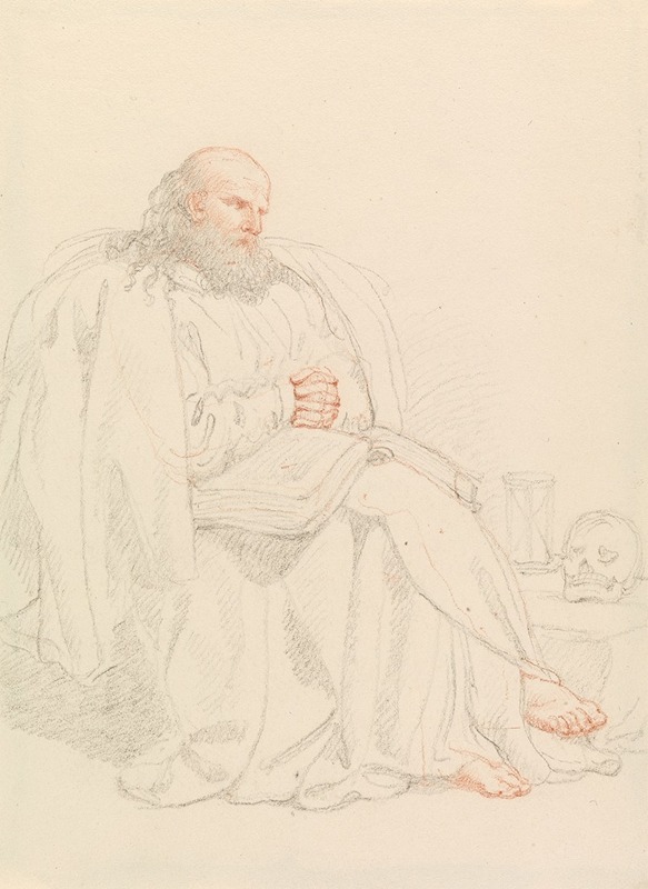 Edward Francis Burney - St. Jerome Meditating
