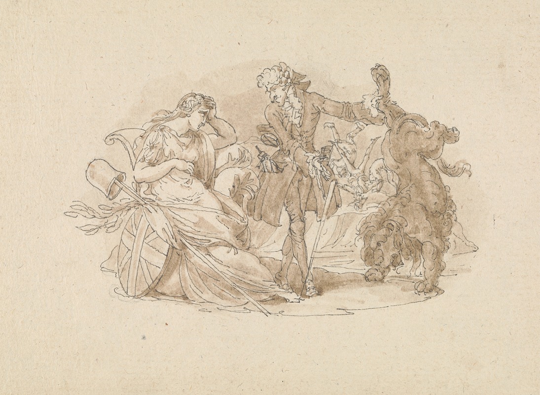 Edward Francis Burney - Theatrical Scene