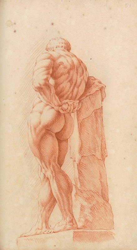 Hamlet Winstanley - Study of Classical Statue of Hercules