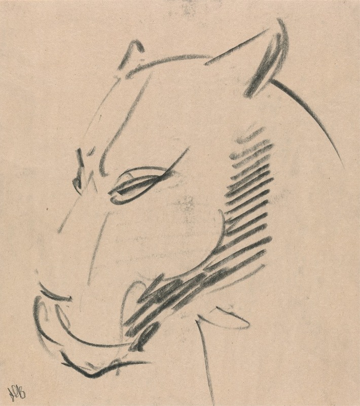 Henri Gaudier-Brzeska - Head of a Lioness