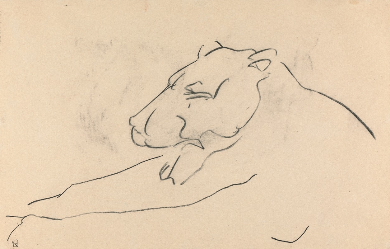 Henri Gaudier-Brzeska - Reclining Lioness
