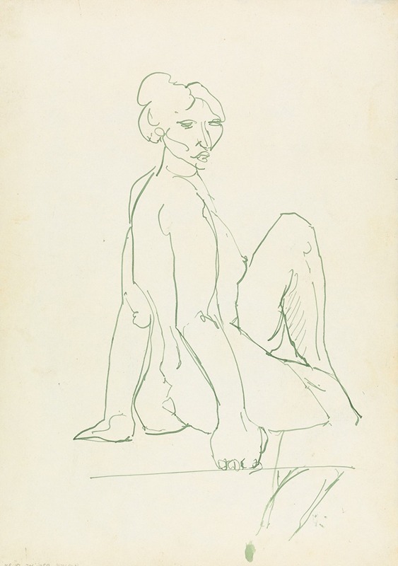 Henri Gaudier-Brzeska - Seated Female Figure 2