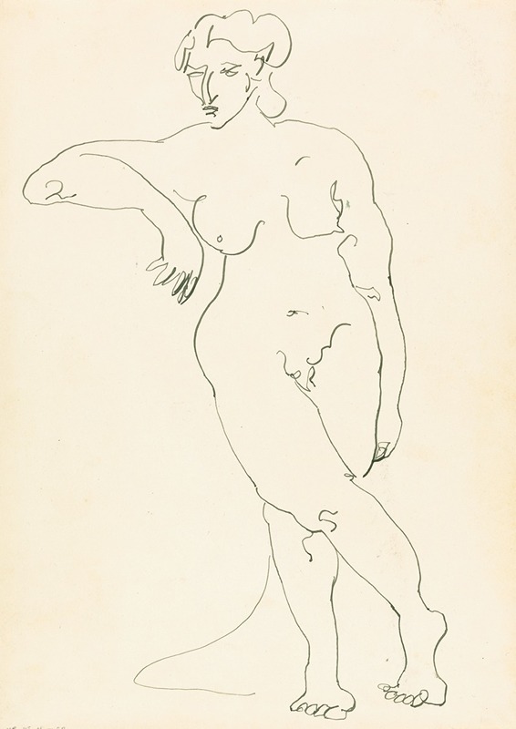 Henri Gaudier-Brzeska - Standing Female Figure 4